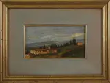 Guido Bernardi, Tuscan Countryside, 1907, oil on panel