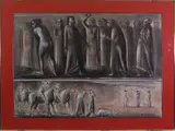 Aldo Alberti, Scene with Crucifixion, 1912, mixed media on paper