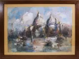 Sergio Scatizzi, San Giorgio, 1918, tempera on paper laid on cardboard
