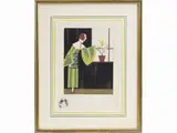 Paul Allier, Un papillon chez moi!, 1883, pochoir
