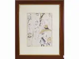 Studies of figures by Nino Tirinnanzi, 1923, mixed media on paper, offered Jul 2021