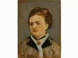 Mario Puccini, Portrait of Teresa Davoli Monti, 1869, oil on panel