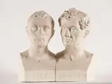 Jean-Pierre le Jeune Dantan, Portraits of Cherubini and Auber, 1800, plaster busts