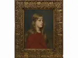 Ezio Marzi, Female portrait 1919, 1875, oil on canvas