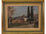 Ugo Vittore Bartolini, Landscape with figure 1932
