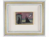 Nino Caffè, Priest in a seascape 1971, 1909, oil on panel