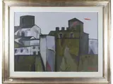 City view by Renzo Grazzini, 1912, oil on panel, offered Jun 2021