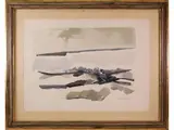 Arnoldo Ciarrocchi, Landscape 1968, 1916, watercolour on paper