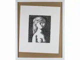 Girls by Antonio Bueno, 1918, two lithographs, offered Jun 2021