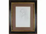 Antonio Bueno, Portrait of Isabella 1971, 1918, pencil on paper