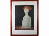 Female portait by Antonio Bueno, 1918, lithography, offered Jun 2021