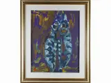 Cat by Silvio Loffredo, 1920, oil on panel, offered Jun 2021