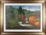 Gianfranco Frezzolini, Cottage, 1929, oil on canvas