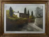 Gianfranco Frezzolini, Cottage, 1929, oil on canvas