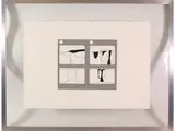 Alberto Burri, Lettere-A 1969, 1915, silkscreen