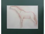 Emy Roeder, Horse 1947, 1890, red chalk and pencil on paper laid on cardboard