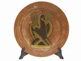 Giovanni Gariboldi, A ceramic plate, Ginori San Cristoforo, Thirties