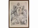 Luigi Sabatelli, Et ecce sedes posita erat in coelo e Pier Capponi, 1772, two engravings