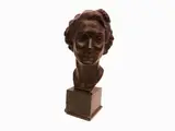 Valmore Gemignani, Portrait of a woman, 1879, bronze sculpture