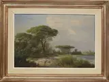 Henry Marko', Landscape with a lake