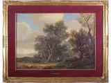 Nino Grechi, Landscape, 1900, oil on canvas