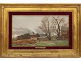 Mario Moretti Foggia, Capanne in montagna - Macugnaga