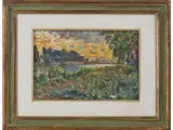 Lungarno view 1975 by Guido Borgianni, 1915, oil on canvas, offered Mar 2021