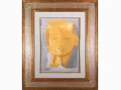 Uomini di sempre by Pirzio, 1920, oil on cardboard, offered Mar 2021