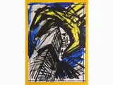 Vinicio Berti, Composition 1986, 1921, acrylic on paper laid on cardboard