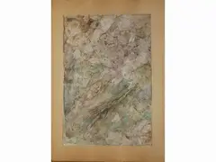 Germano Sartelli, Composition 1955, 1925, mixed media on paper laid on cardboard