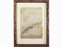 Germano Sartelli, Composition 1968, 1925, mixed media on paper laid on paper