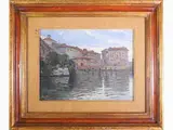Francesco Maria Pieri, Il Pontino, 1941, oil on canvas board