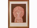 Portrai of a woman by Antonio Bueno, 1918, lithograph, offered Mar 2021