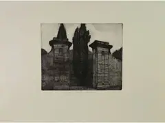 Via dei Serragli a Firenze by Celestini Celestino, 1882, later engraving, offered Feb 2021