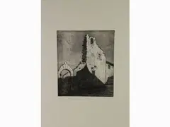 Antiche rovine in Umbria by Celestini Celestino, 1882, later engraving, offered Feb 2021