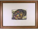 Primo Conti, Composition 1983, 1900, lithograph