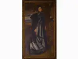 Alberto Micheli Pellegrini, Portrait of a lady in a landscape, 1870, oil on canvas