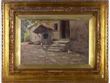Ferruccio Rontini, Il Casciolo - Casolare rustico 1941, 1893, oil on panel
