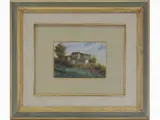 Nino Tirinnanzi, Tuscan landscape with houses