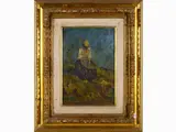 Beppe Ciardi, Landscape with country girl