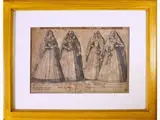 Hieronymus Wieriz, Flemish dresses, 1553, five engravings