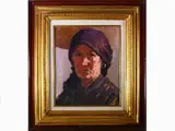 Oscar Ghiglia, La Boccina, popolana di Castiglioncello 1917, 1876, oil on canvas laid on carboard