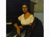 Oscar Ghiglia, Portrait of Lady Milani 1920 ca