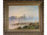 Paul-Albert Girard, Landscape, 1839, oil on canvas