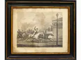 Jean Pierre Marie Jazet, Horse race scenes, five engraving