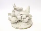 Ambrogio Celi, Hen with chicks, 1842, marble figural group