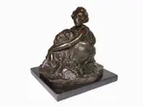 Eugenio Pellini, Female figure, 1864, bronze sculpture