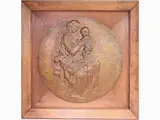 Eugenio Pellini, Meternity, 1864, bronze low-relief