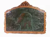 Eugenio Pellini, Getsemani, 1864, bronze low-relief