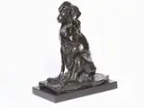Dog 1898 by Pavel Petrovitch Troubetzkoy, 1866, bronze sculpture, offered Nov 2020